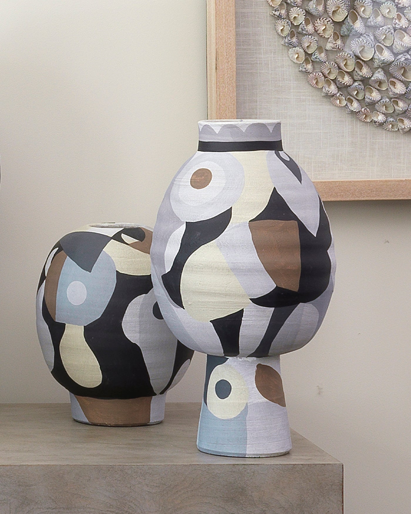 Pablo Vase Medium - Modern Ceramic Home Decor for Living Room, Bedroom & Office - Perfect for Flowers and Centerpieces