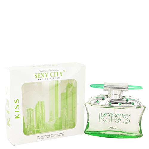 Sex and the City Perfume for Women - Kiss Eau De Parfum Spray 3.3 oz | Floral Fruity Fragrance | Perfect for Date Night & Special Occasions
