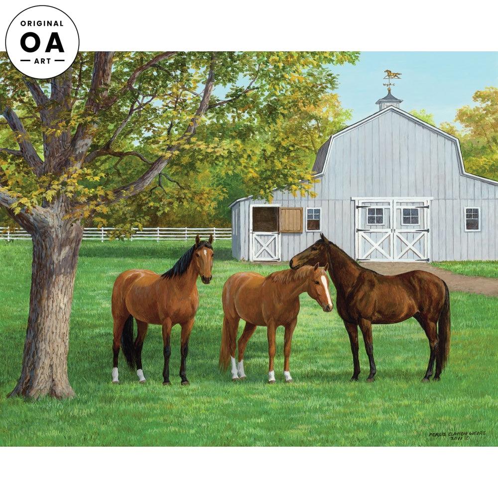 Home Sweet Home Horse Decor - Rustic Farmhouse Wall Art for Equestrian Lovers | Perfect for Living Room, Bedroom & Western Style Home Decor