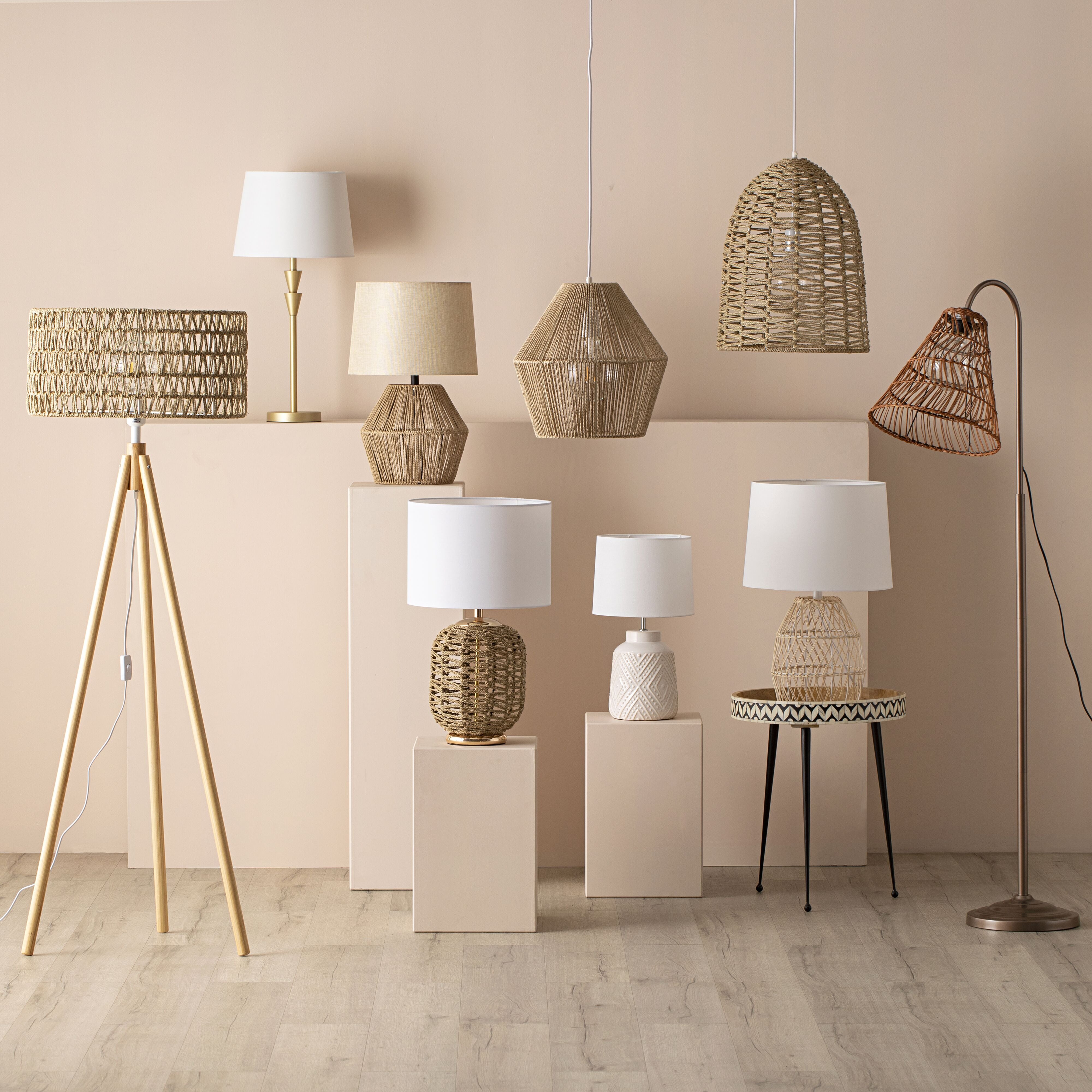 Arianna 46cm Ceramic Table Lamp - Modern Home Decor for Living Room, Bedroom & Office Lighting