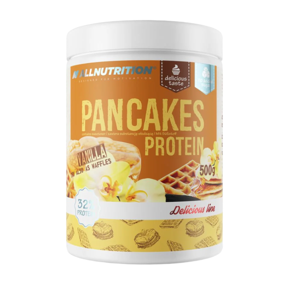 Allnutrition Protein Pancake Mix 500g - High Protein Breakfast for Muscle Recovery & Healthy Lifestyle | Perfect for Gym, Weight Loss & Fitness Enthusiasts