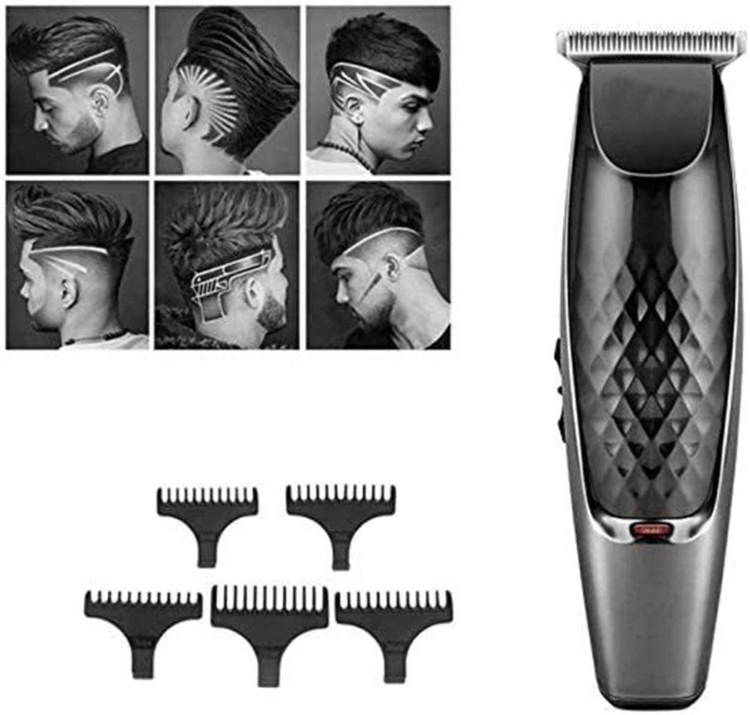 Professional Cordless Hair Clippers for Men - Rechargeable Hair Trimmer & Clipper Kit for Home Barber Styling, Adult Haircut Machine with Precision Blades for Fades, Buzz Cuts & Beard Trimming (Perfect for DIY Grooming & Salon-Quality Haircuts at Home)