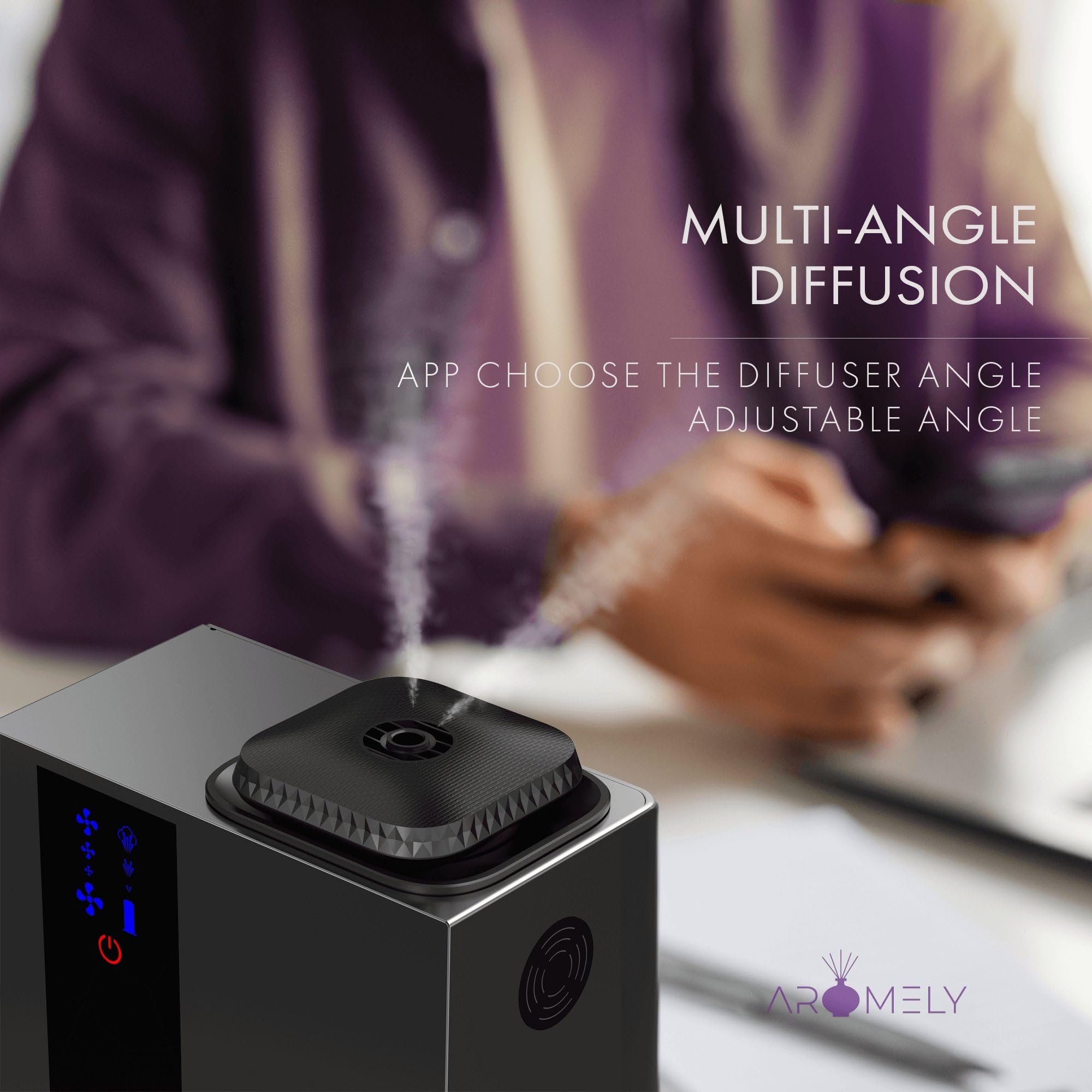 Smart Bluetooth HVAC Scent Diffuser - Whole Home & Commercial Aroma System (200ml Oil Capacity, 1,200 SQFT Coverage) | Waterless Aromatherapy for Office, Spa, Hotel & Large Spaces | Wireless App Control & Long-Lasting Fragrance