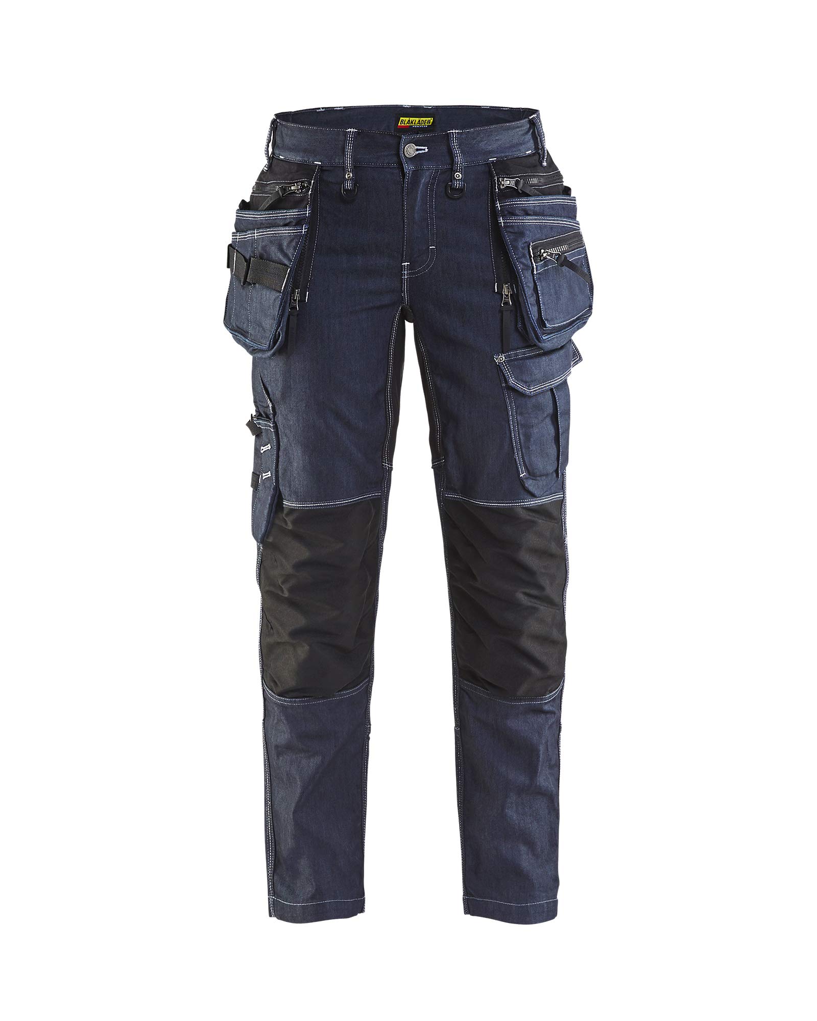 BLÅKLÄDER Women's Craftsman Stretch Denim Work Pants with Reinforced Pockets - Durable & Comfortable for Construction, Carpentry & DIY Projects