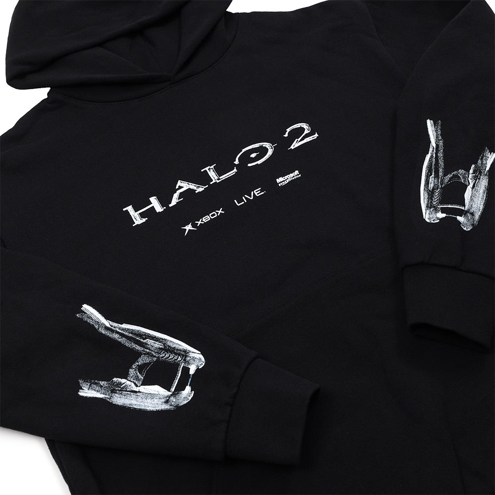Halo 2 Dual Wield Heritage Pullover Hoodie - Official Licensed Gaming Sweatshirt for Men & Women - Perfect for Cosplay, Gaming Events & Casual Wear