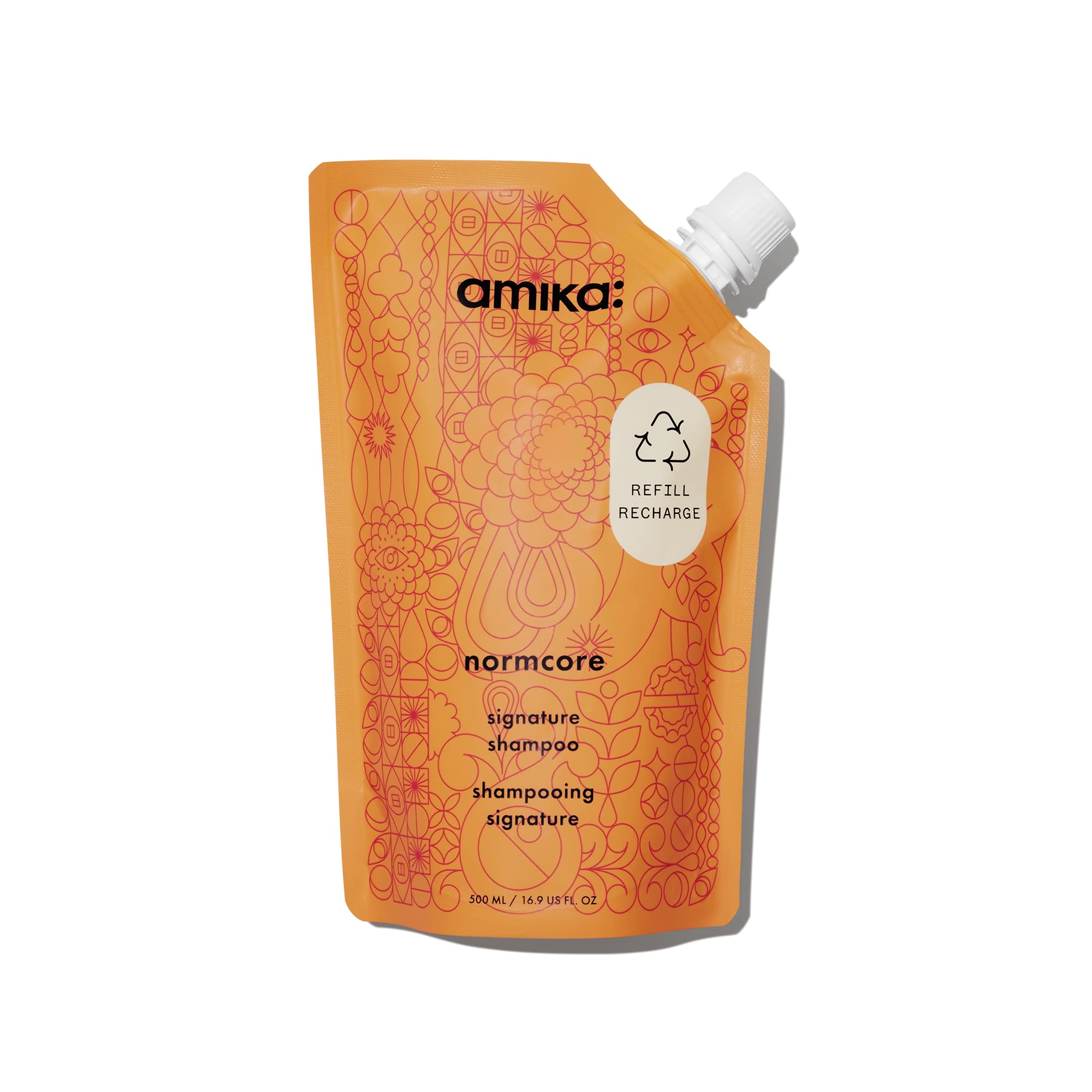 Amika Normcore Signature Shampoo - Sulfate-Free & Color Safe for Dry, Damaged Hair | Daily Moisturizing & Repairing Hair Care for All Hair Types | Perfect for Home & Salon Use