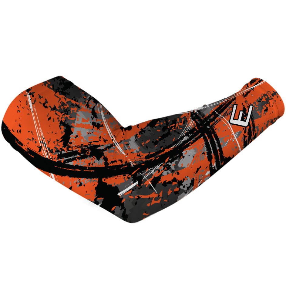 Wicked Orange Arm Sleeve - UV Protection Compression Sleeves for Sports & Outdoor Activities | Running, Cycling, Basketball, Hiking