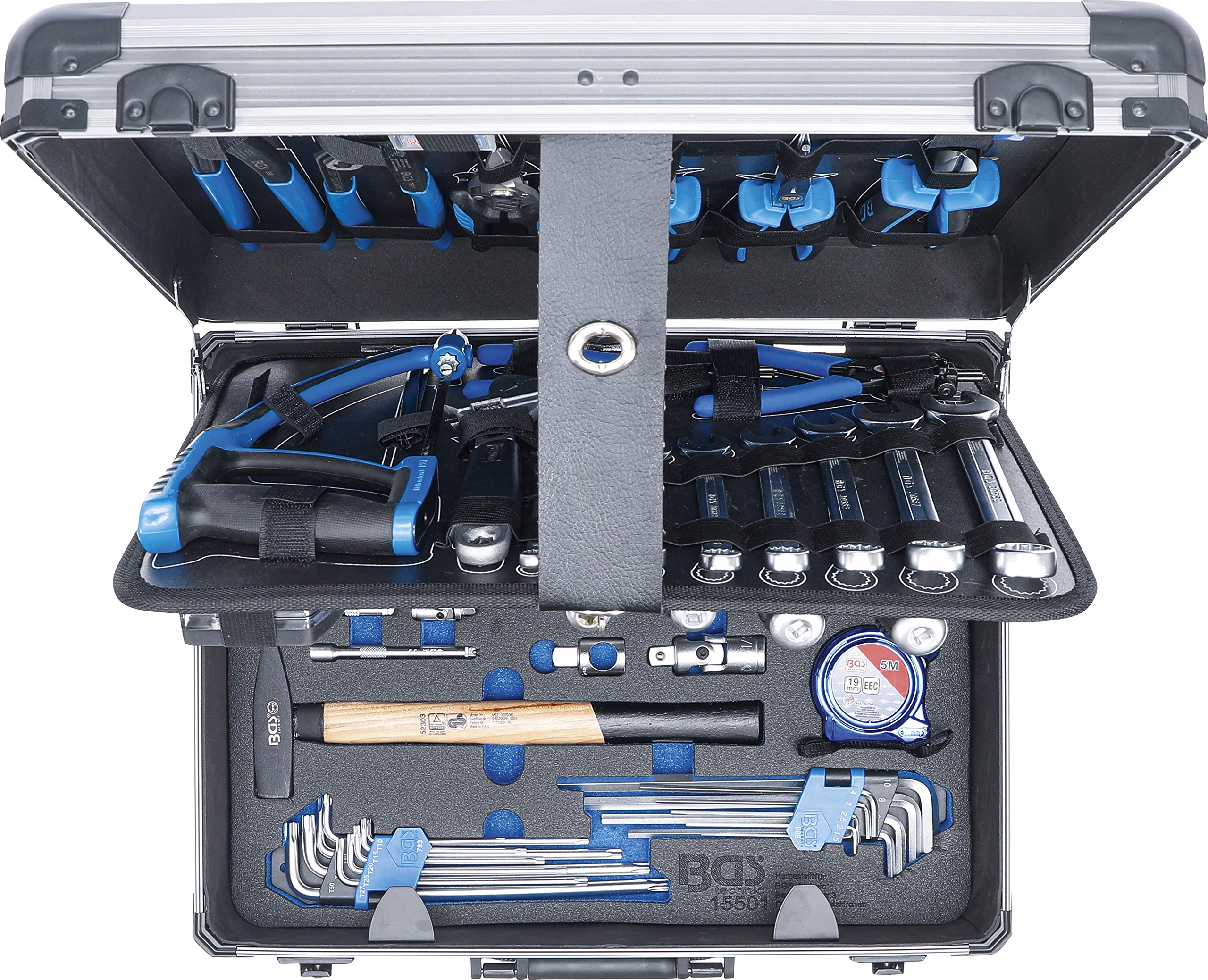 BGS 15501 149-Piece Tool Assortment Set - Professional Hand Tools Kit for Home Repair, Automotive & DIY Projects - Screwdrivers, Pliers, Wrenches & More