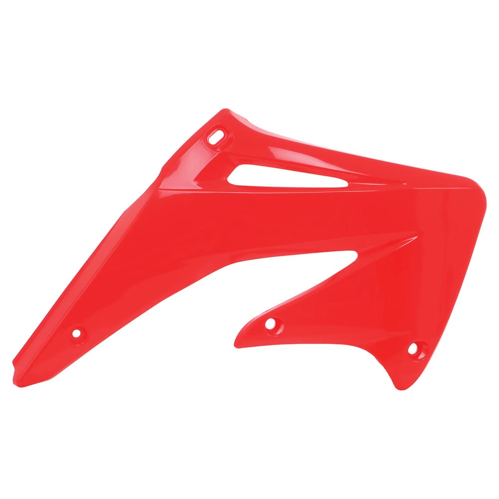 Acerbis Red Radiator Shrouds for Motorcycle & ATV - High-Performance Cooling Protection for Off-Road & Motocross Riding