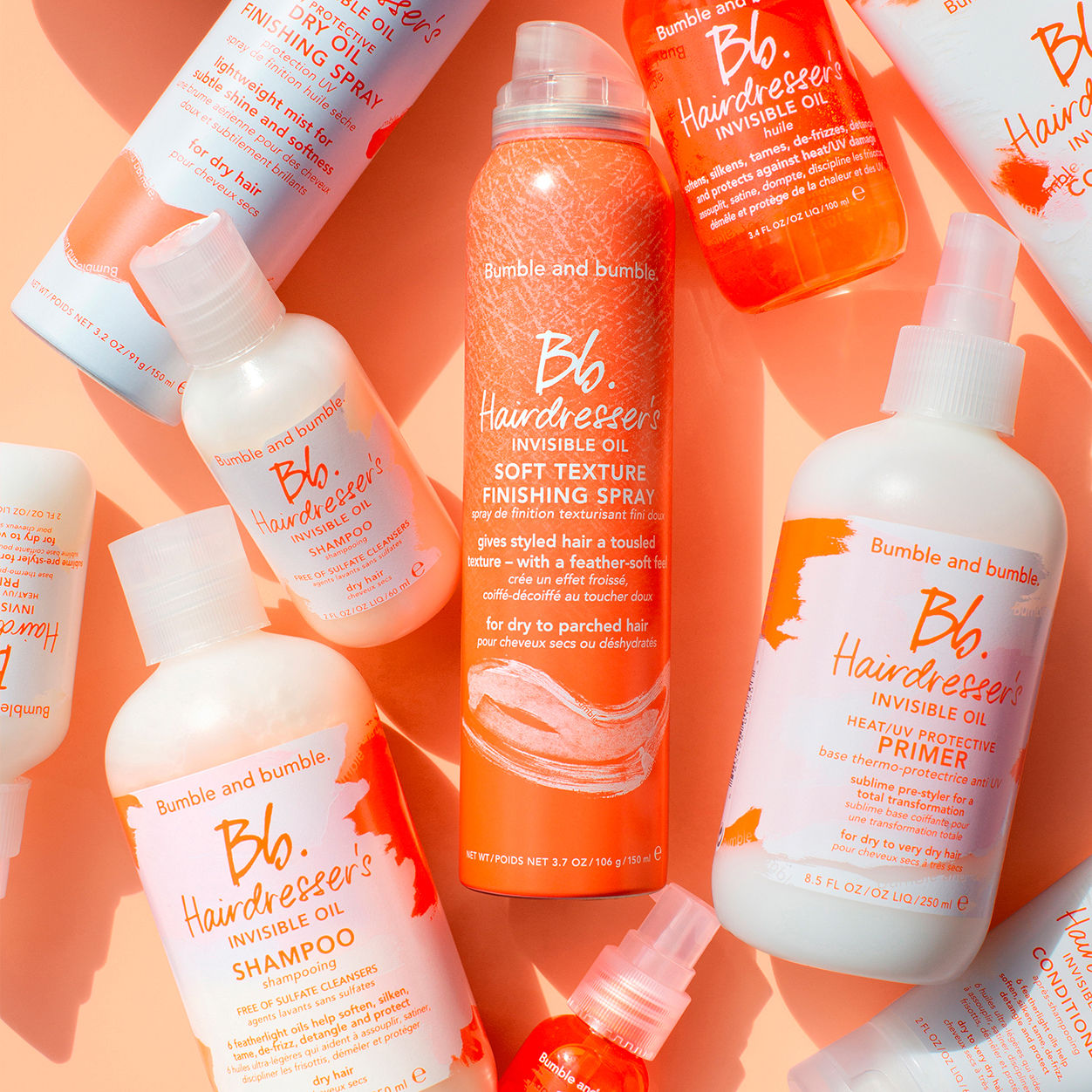 Professional Hair Finishing Spray - Invisible Oil Soft Texture for Smooth & Shiny Hair - Perfect for Salon Styling & Daily Hair Care