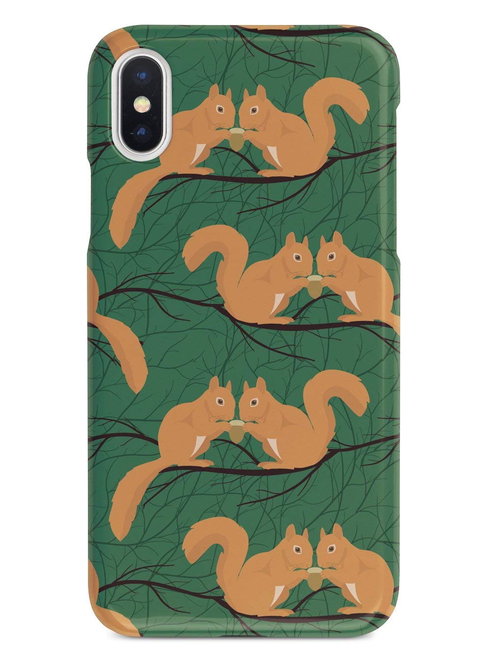**Inspired Cases - iPhone Xs Max Case 3D Textured Protective Cover with Squirrel Design - Shockproof & Slim Fit for Apple iPhone Xs Max - Perfect for Daily Use, Travel & Outdoor Activities**