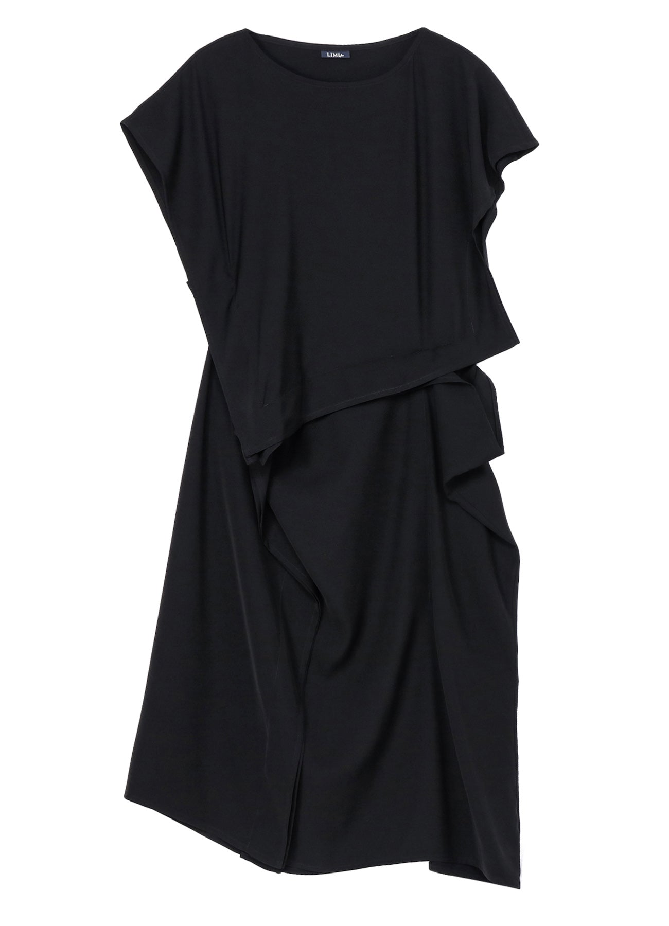 Double Satin Square Panel Dress - Elegant & Flowy Women's Formal Dress for Parties, Weddings & Special Occasions