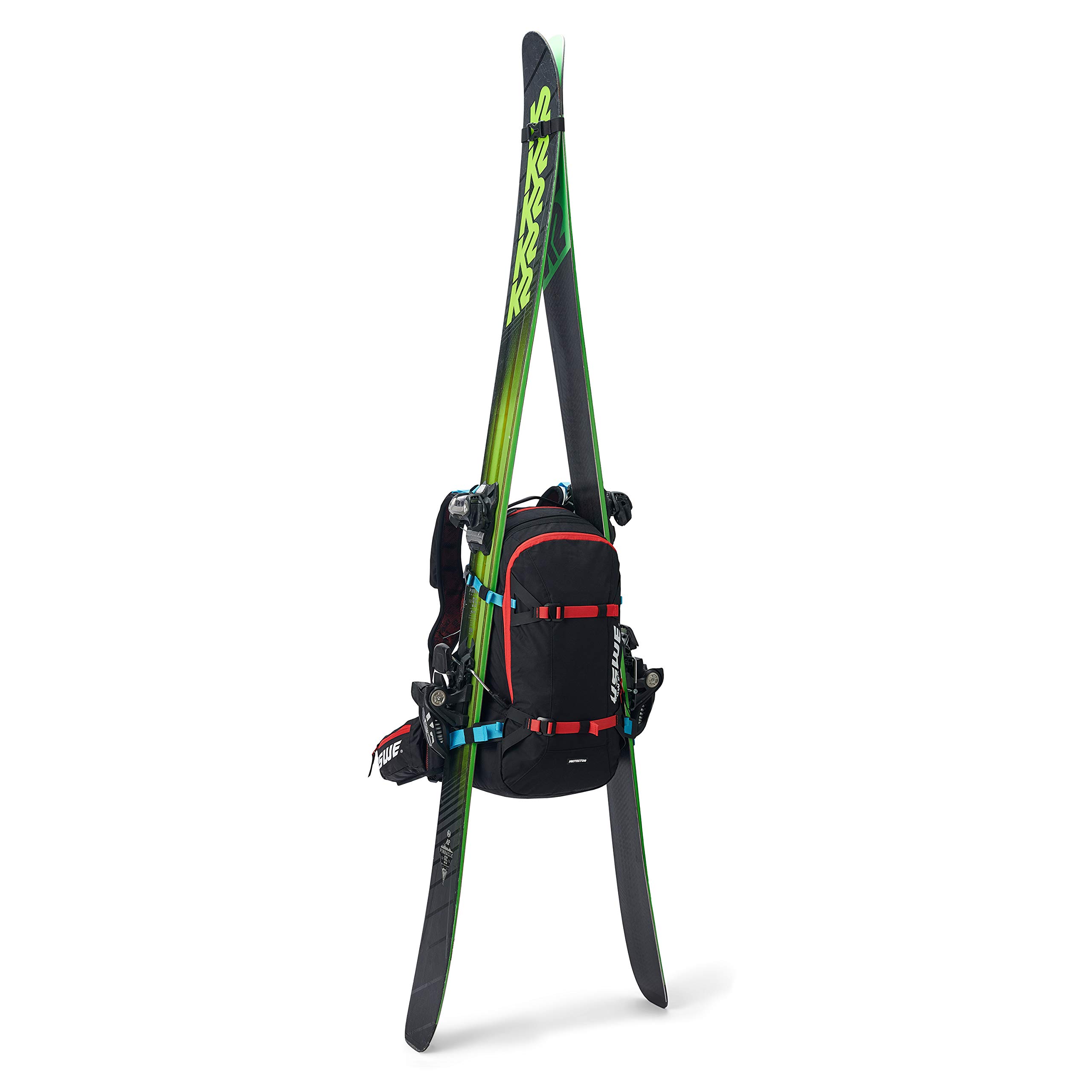 USWE Pow Ski Snowboard Backpack with Back Protector - Lightweight Hydration Pack for Men & Women | Perfect for Skiing, Snowboarding & Winter Sports Adventures