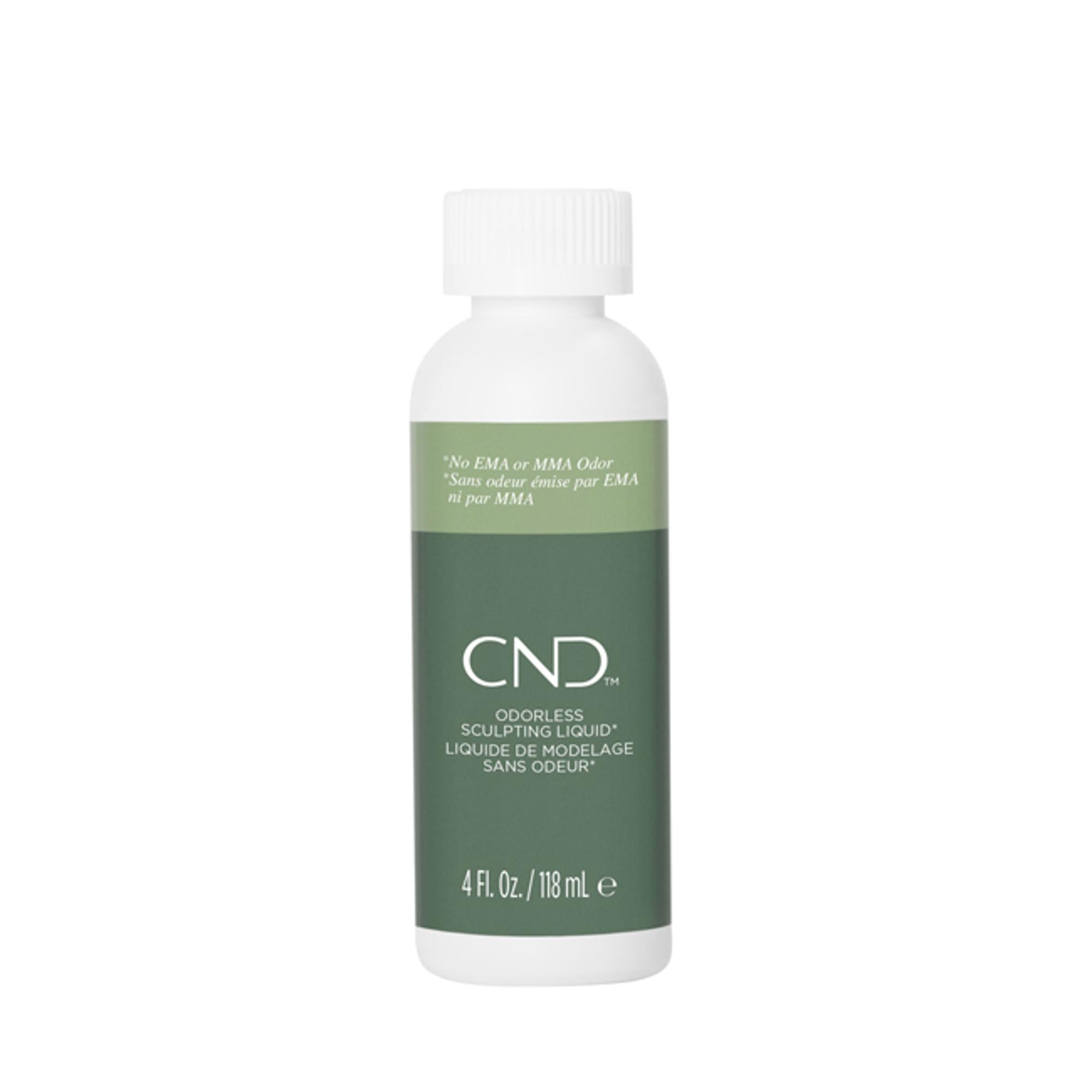 CND Enhancements Odorless Sculpting Liquid for Nails - Professional Acrylic Nail Extension & Sculpting Solution for Salon & Home Manicure