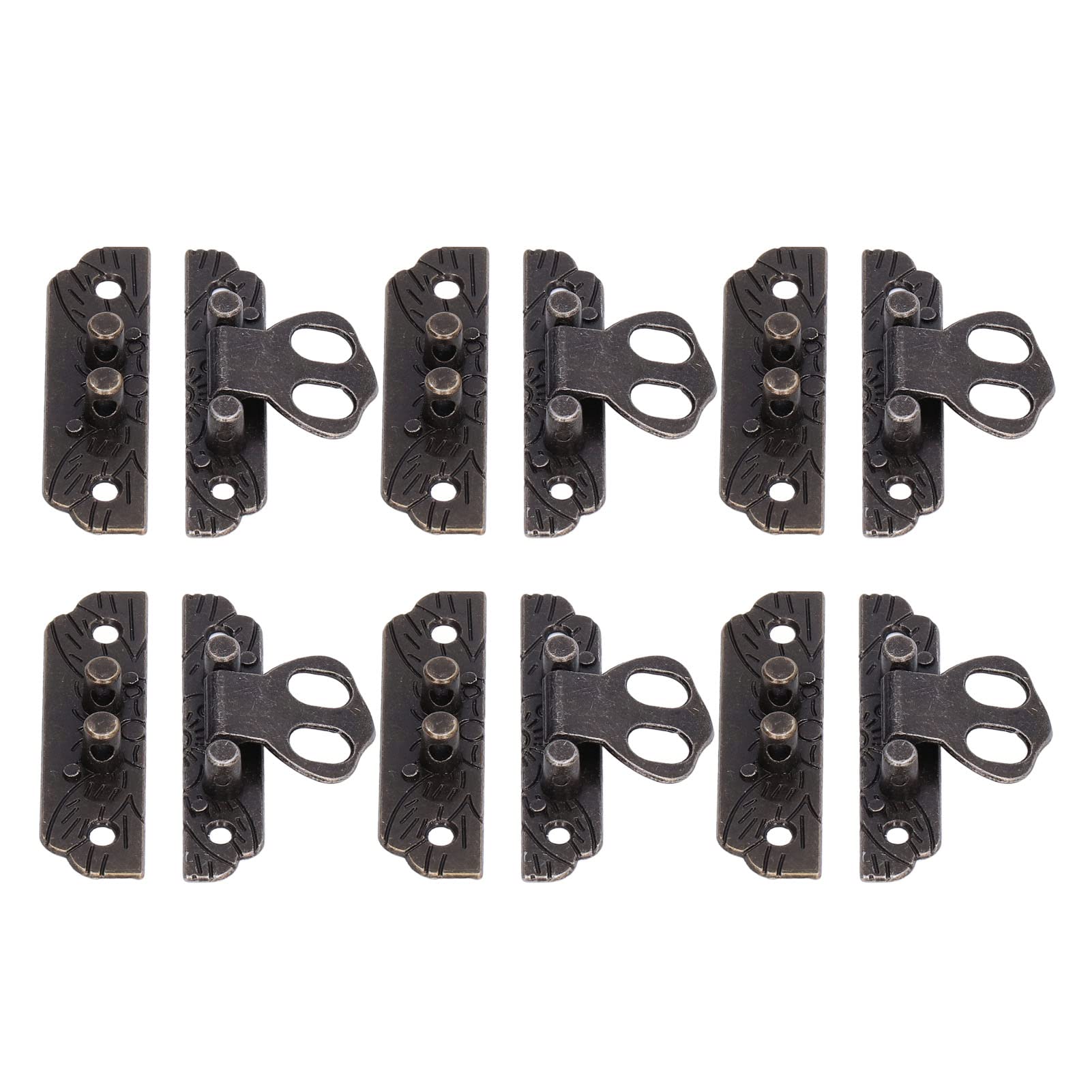 Vintage Style Decorative Box Hardware - Durable Clasp Lock for DIY Projects, Home Repair & Crafting | Lightweight & Attractive for Jewelry Boxes, Cabinets & Storage Solutions