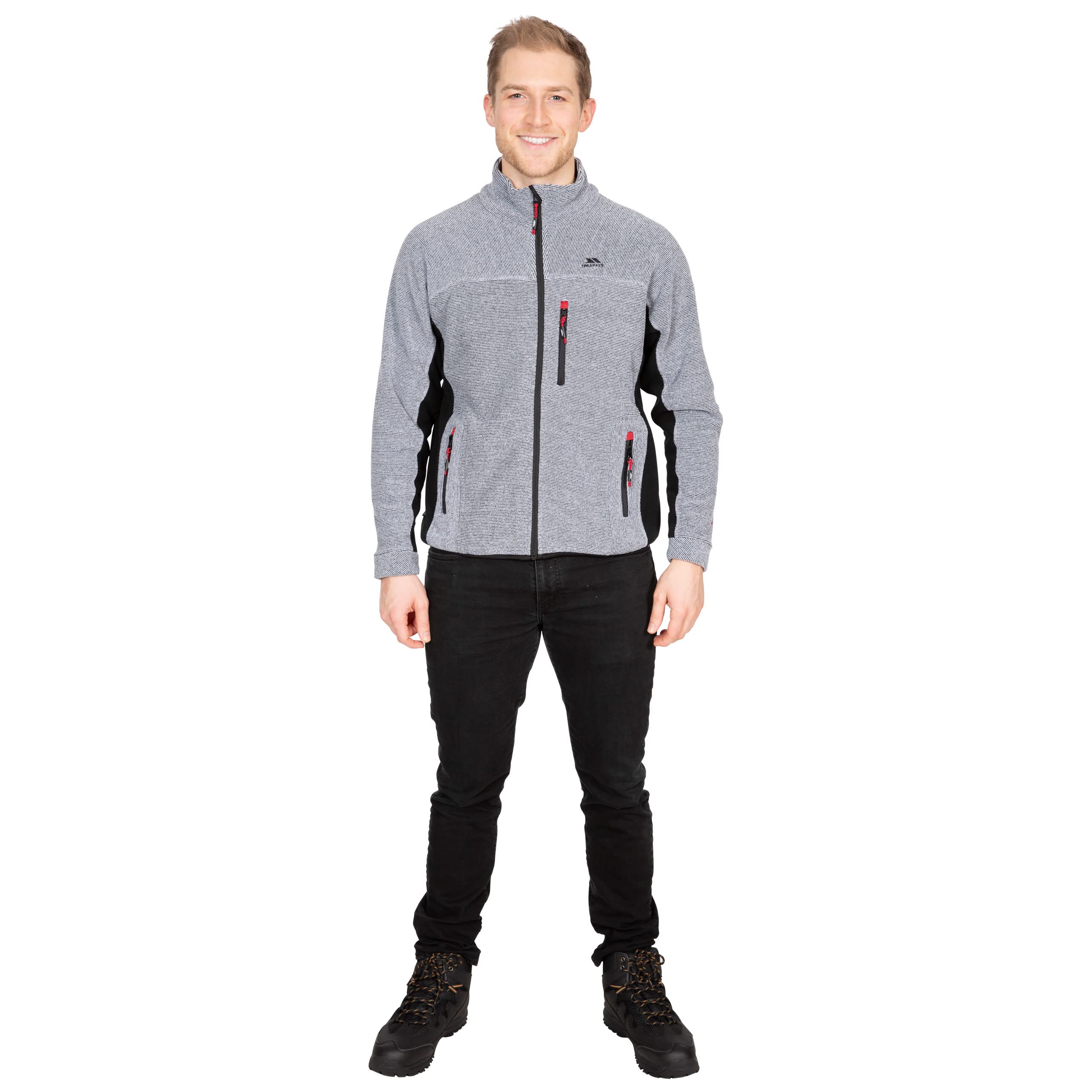 Trespass Jynx Men's Warm Fleece Jacket - Lightweight Winter Coat for Outdoor Activities, Hiking & Casual Wear