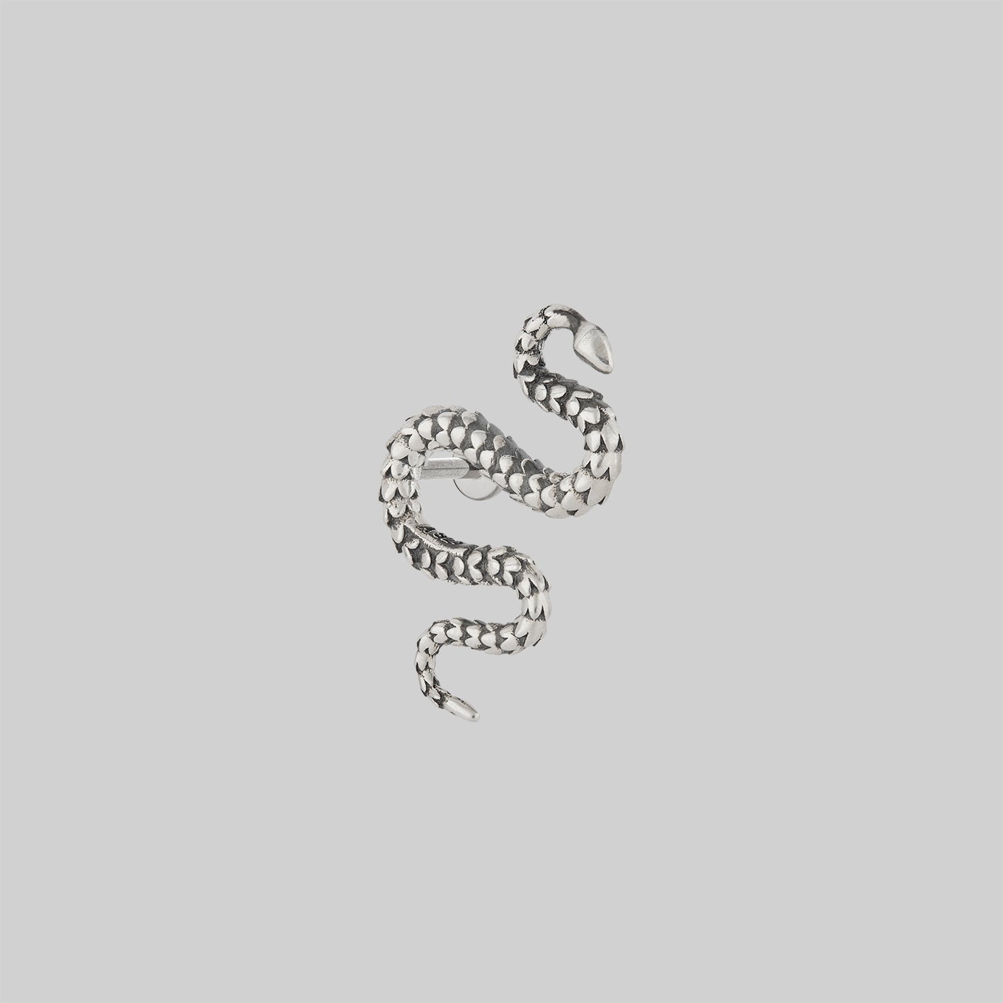 Minerva Snake Stud Earrings - Sterling Silver Hypoallergenic Jewelry for Women - Perfect for Parties, Date Nights & Everyday Wear