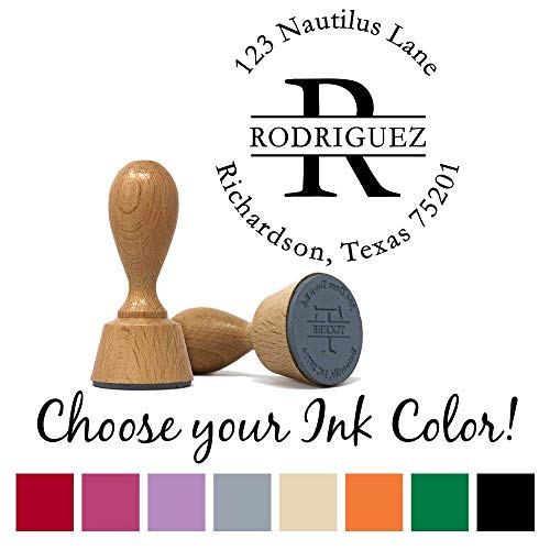 European Hand Stamp With Ink Pad - Dye Colors