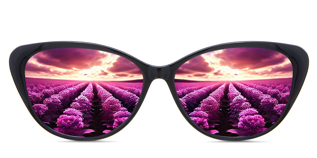 Amber Women's Prescription Polarized Sunglasses - UV Protection & Glare Reduction for Driving, Fishing & Outdoor Activities