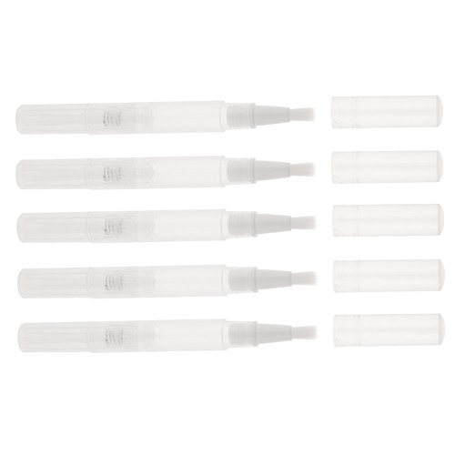 Empty Lip Gloss Pen & Eyelash Growth Serum Container - Transparent Cosmetic Bottle for DIY Nail Art Stencil | Perfect for Makeup Artists & Beauty Enthusiasts
