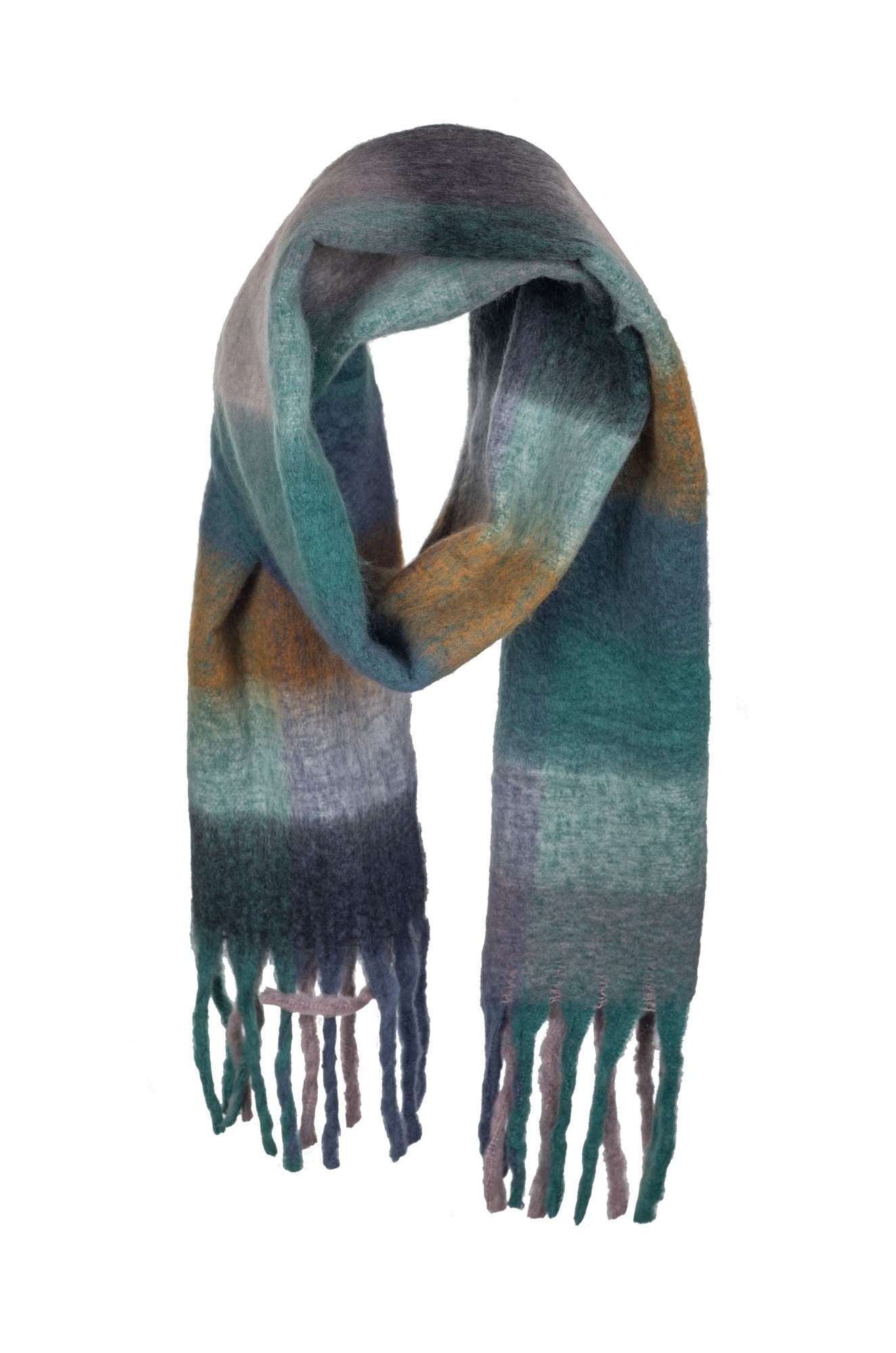 Lagoon Blue Lightweight Scarf - Soft & Stylish Winter Accessory for Women - Perfect for Cold Weather, Office & Casual Outfits