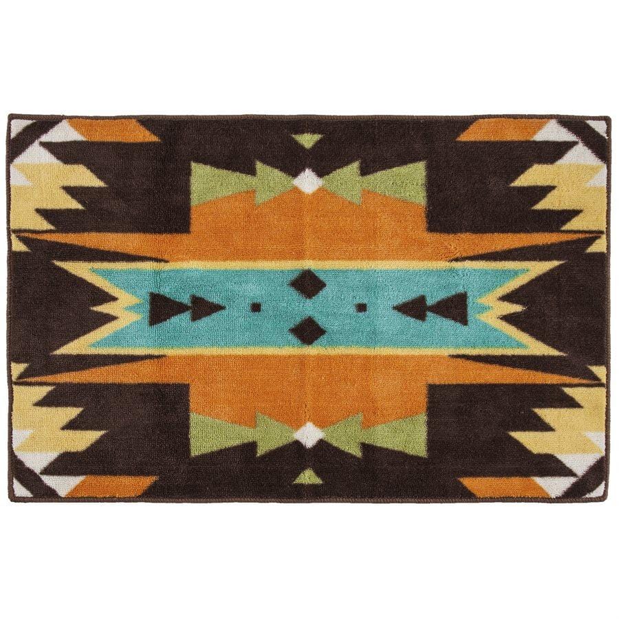 Non-Slip Kitchen Rug with Bright Colors - Soft Absorbent Bath Mat for Bathroom & Kitchen - Perfect for High Traffic Areas, Laundry Rooms & Entryways