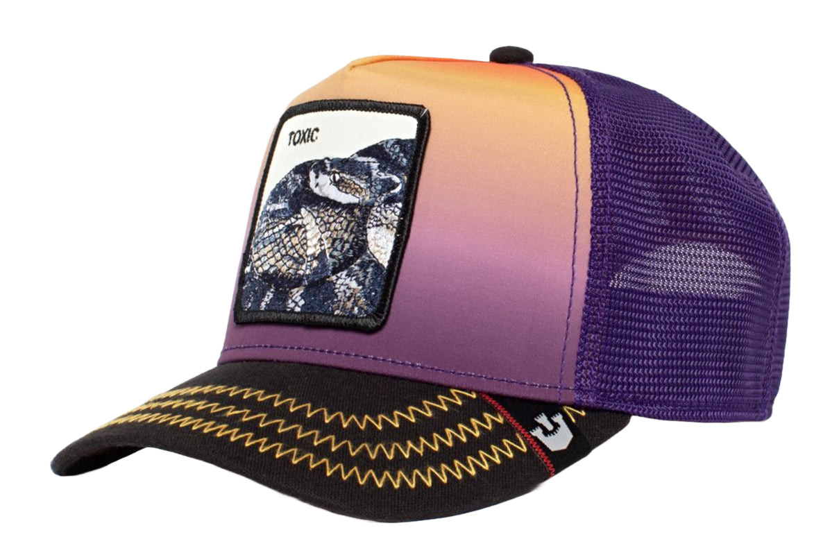 Goorin 'Toxic' Purple Trucker Style Baseball Cap for Men & Women - Perfect for Outdoor Activities, Sports & Casual Wear