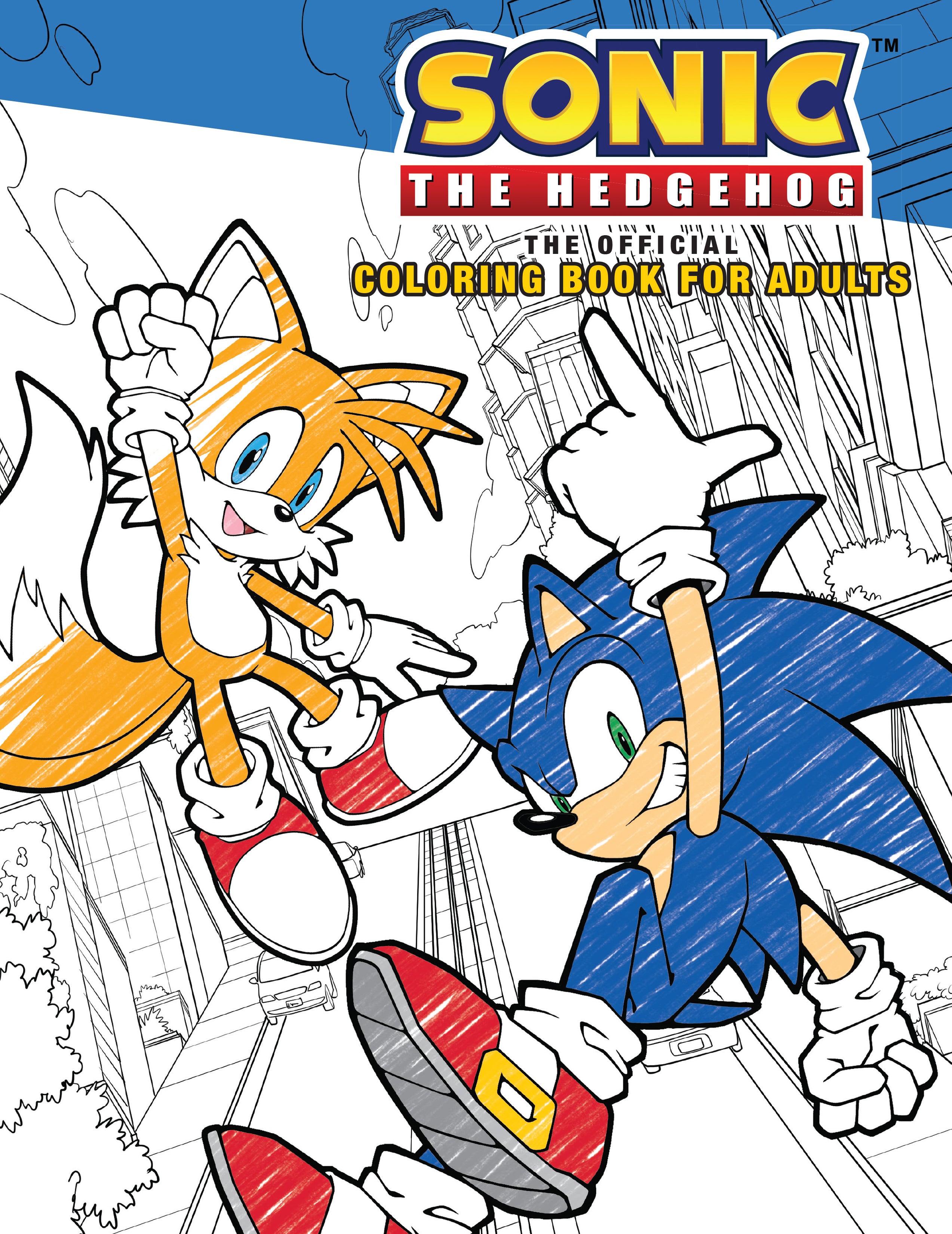 Sonic the Hedgehog Official Adult Coloring Book - Stress Relief & Creative Fun for Fans | Perfect Gift for Gamers & Collectors | Relaxing Activity for Home & Travel