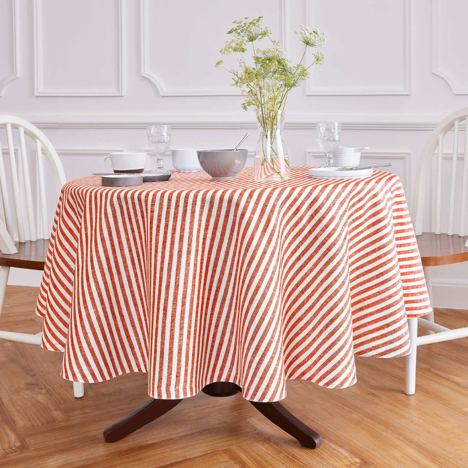 Black and White Amalfi Stripe