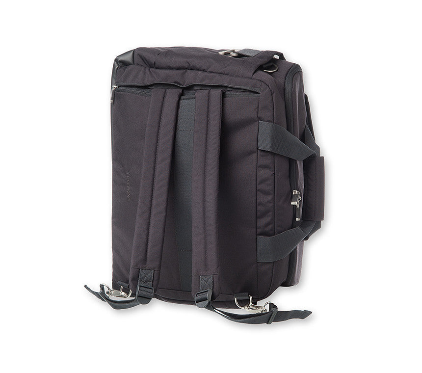 Moleskine Mycloud Horizontal Weekender Bag - 15 Inch Laptop Backpack for Digital Devices - Perfect for Travel, Work & School (Black)