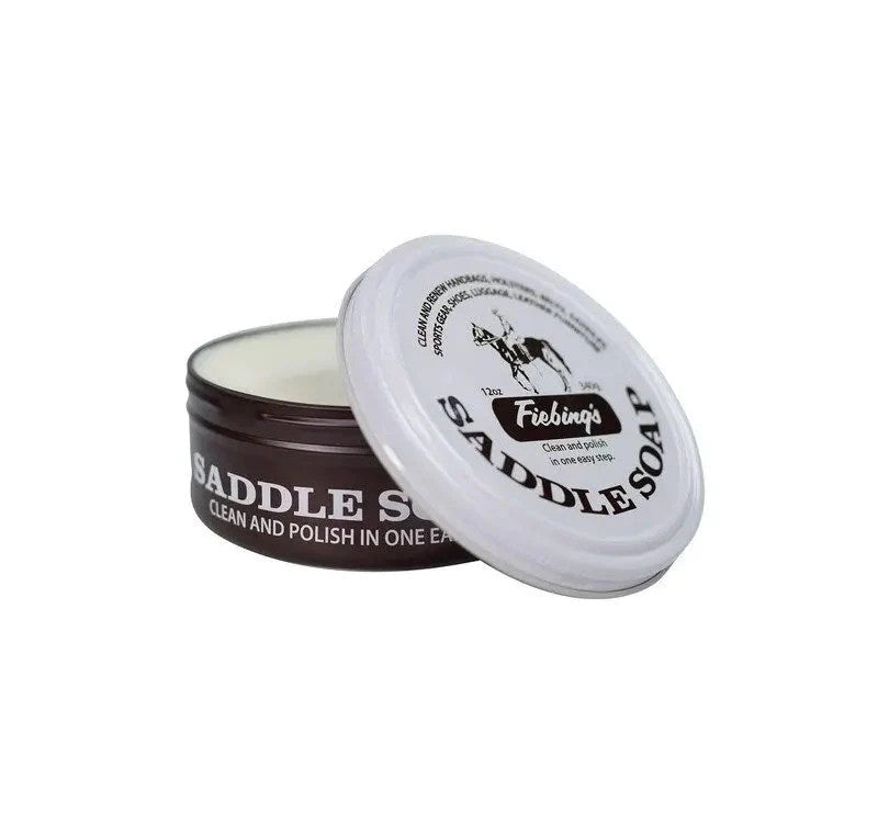 Premium Saddle Soap 3oz - Leather Cleaner & Conditioner for Boots, Bags & Furniture - Gentle Cleaning & Protection for All Leather Goods