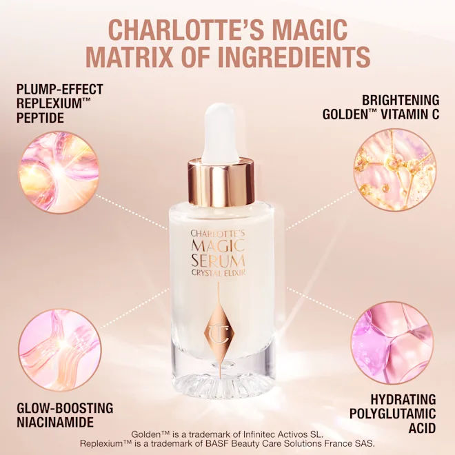 Charlotte's Magic Serum Crystal Elixir - Premium Skincare Face Oil for Glowing Skin | Anti-Aging & Hydrating Treatment | Perfect for Night Routine & Dry Skin Care