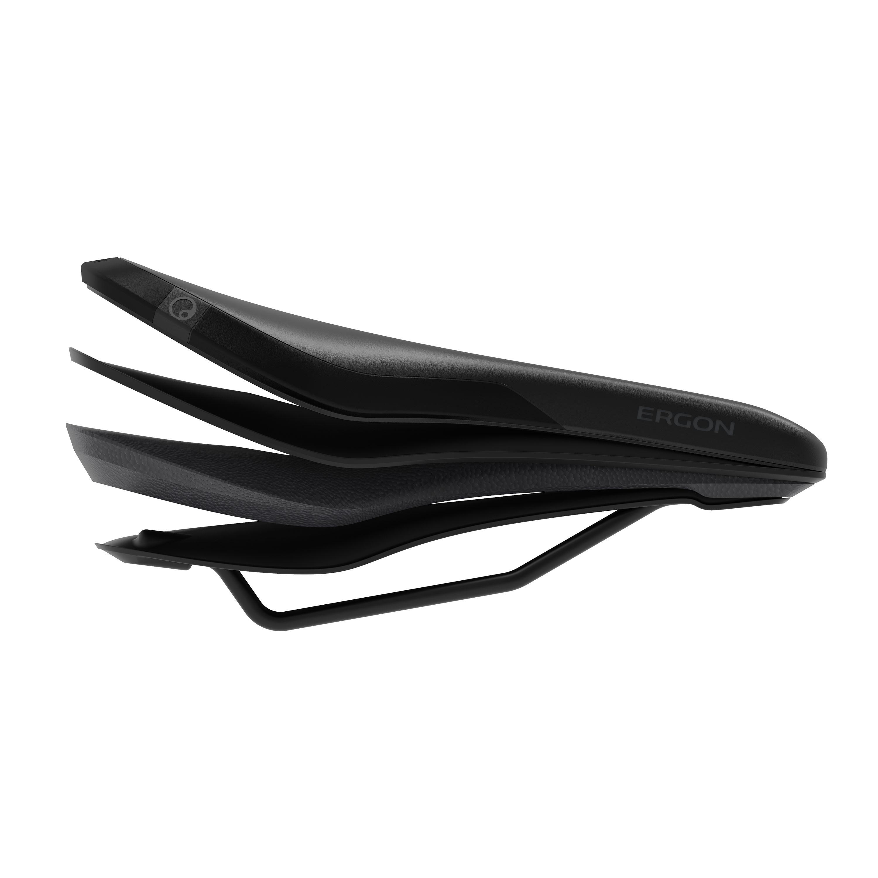 Ergon SMC Core Men's Bike Saddle - Lightweight & Comfortable Cycling Seat for Mountain & Road Bikes | Perfect for Long-Distance Rides & Commuting