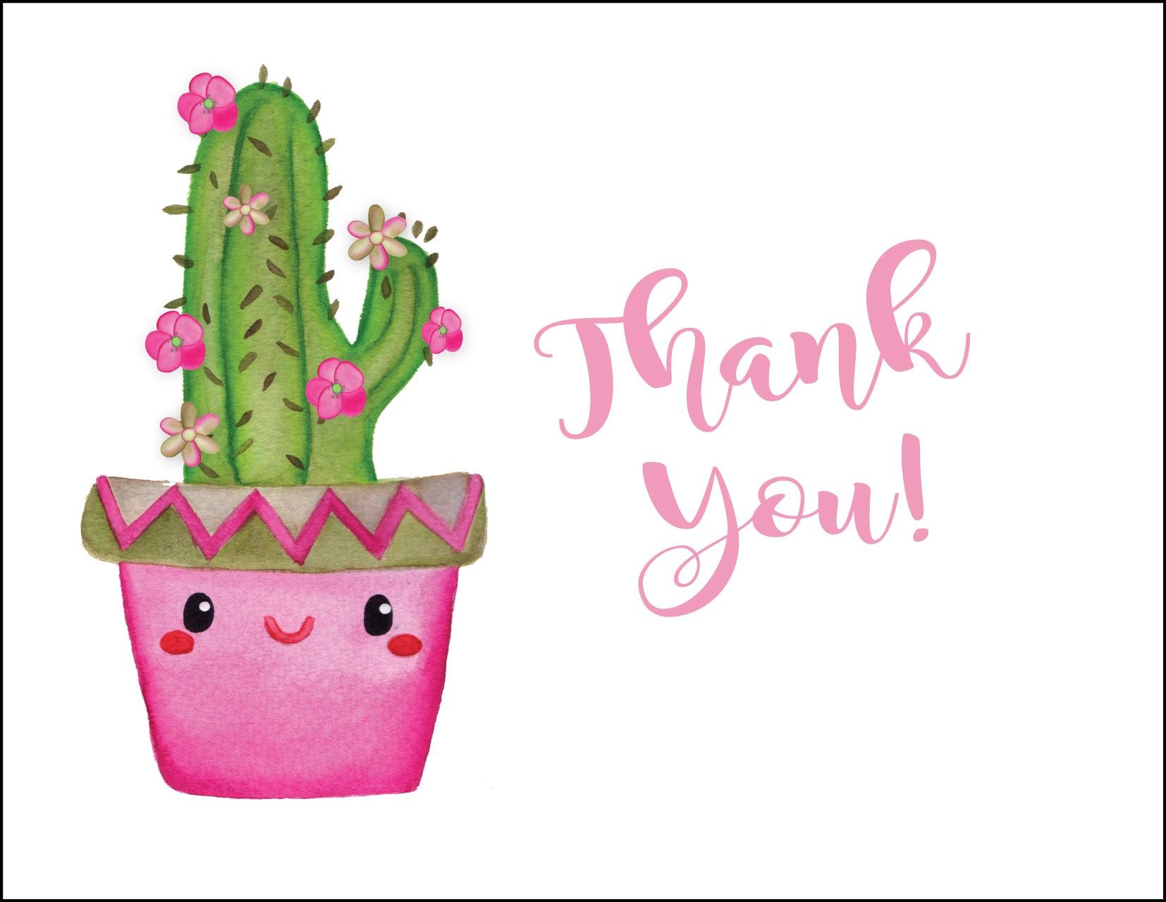 Adorable Cactus Baby Shower Invitations for Girls - Perfect for Gender Reveal, Birthday Party & Nursery Decorations