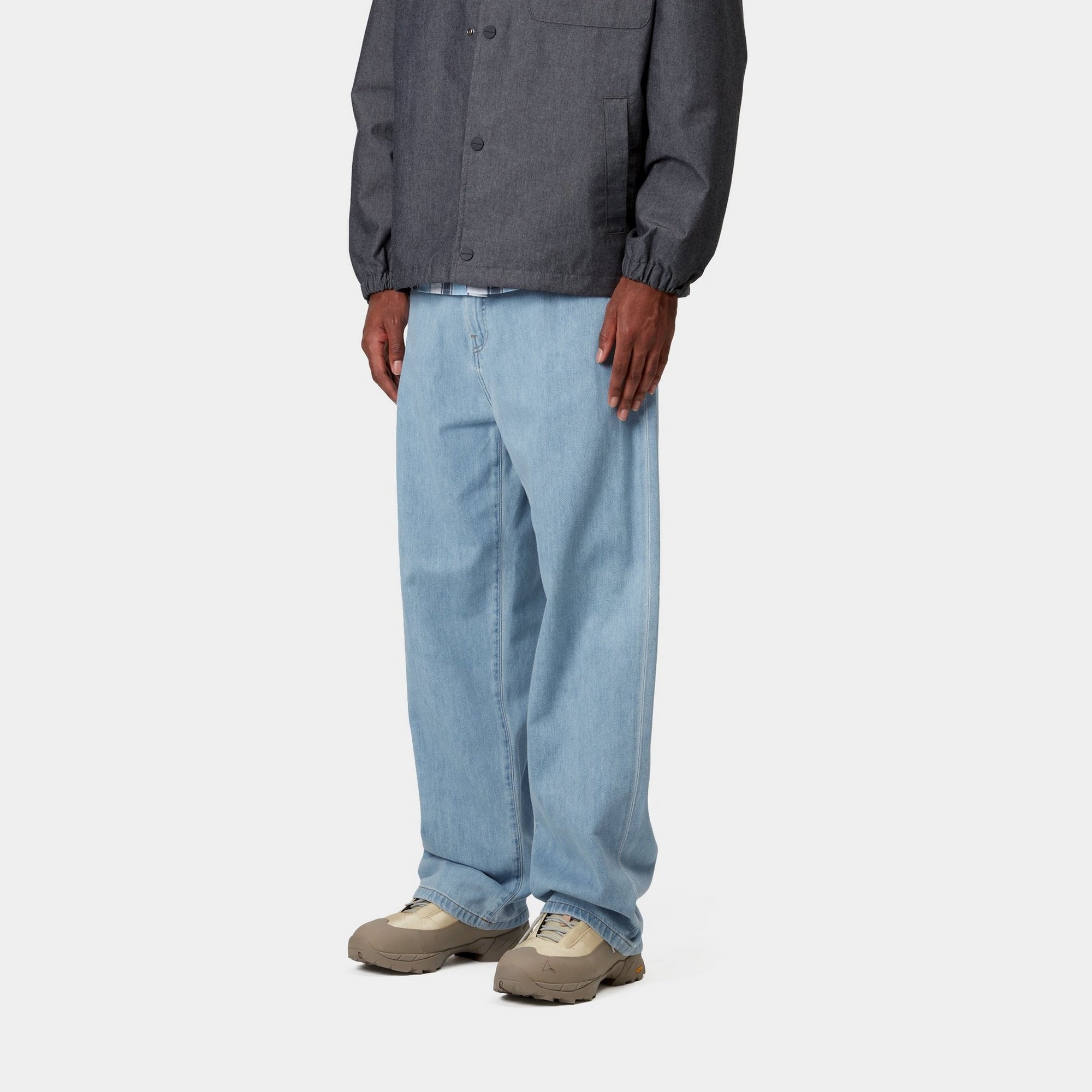 Lucas Men's Blue Bleached Jeans - Comfortable & Stylish Denim Pants for Casual Wear, Work & Everyday Outfits