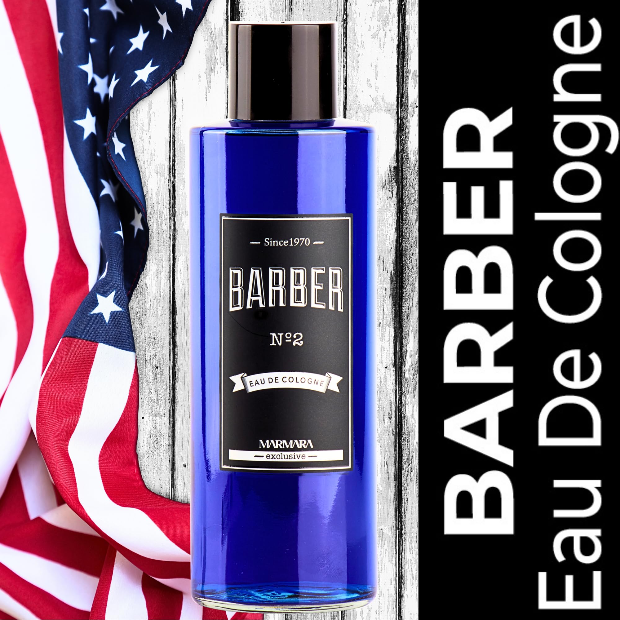 Marmara Barber Cologne No.2 - 6-Pack 500ml Bottles for Professional Barbers & Traditional Shaving Enthusiasts | Perfect for Barber Shops, Grooming Kits & Men's Skincare Routine