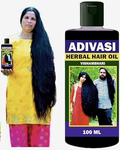 Adivasi Neelambari Sanjivani Ayurvedic Hair Oil for Hair Growth & Fall Control - 100ml | Natural Remedy for Thicker, Stronger Hair | Perfect for Daily Scalp Massage & Hair Care Routine