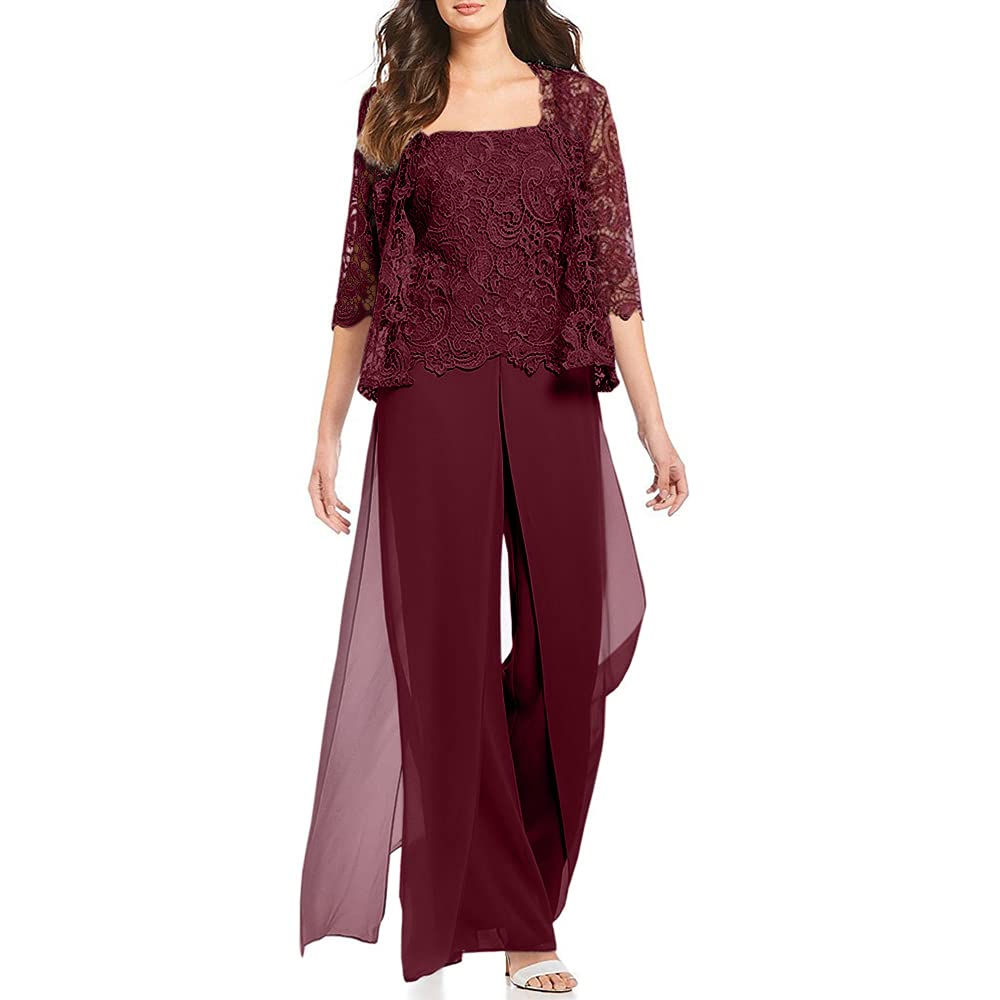 Zongqiven Women's Mother of the Bride Pant Suit Set - Elegant Formal Evening Dress for Wedding Guest, Cocktail Party & Special Occasions