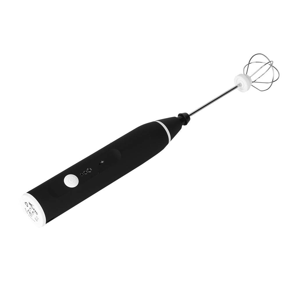 Electric Handheld Mixer - 3-Speed Adjustable USB Rechargeable Blender for Baking, Egg Beating & Milk Frothing | Perfect for Kitchen, Coffee Shop & Home Cooking