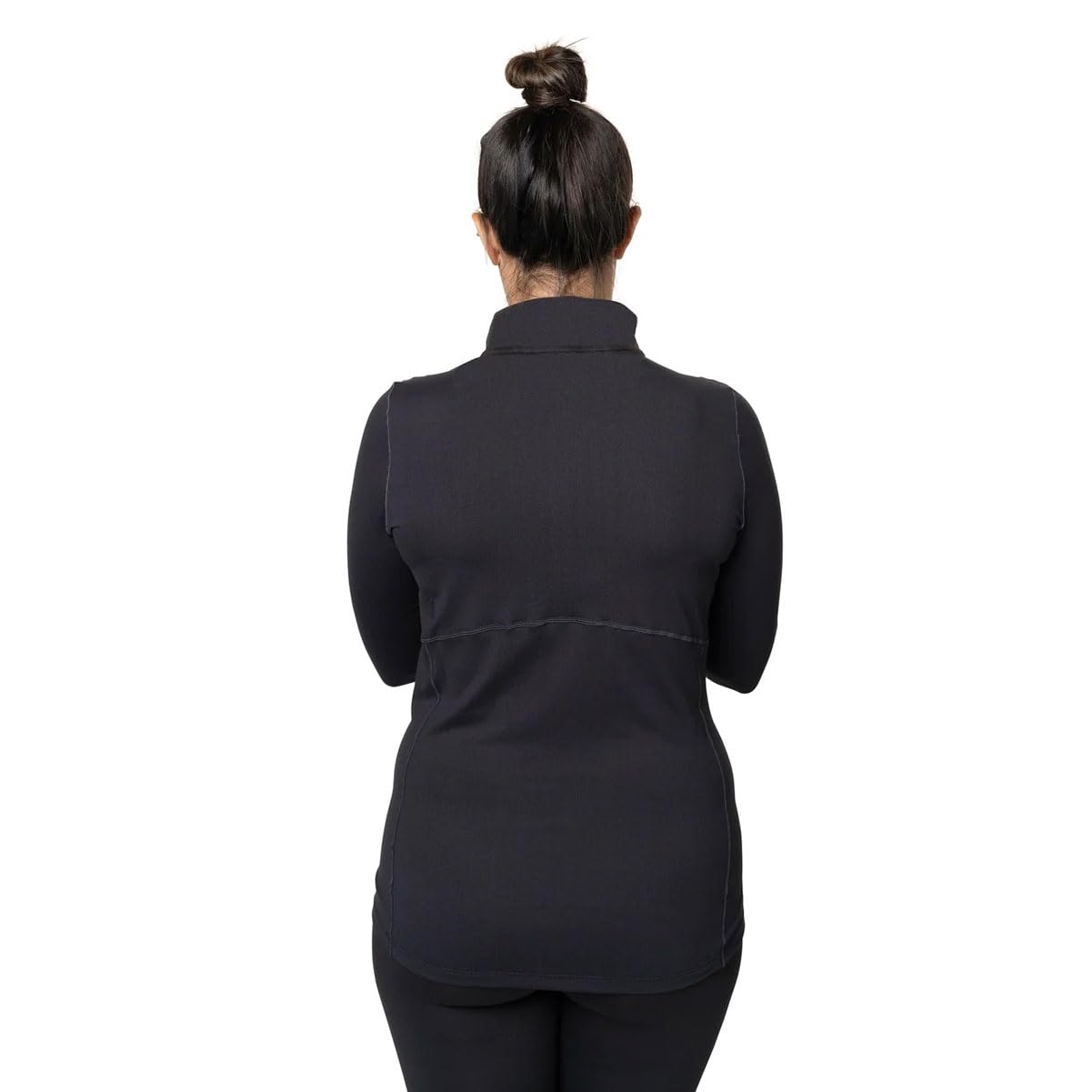 Hot Chillys Women's Clima-Tek Zip T Breathable Moisture-Wicking Midweight Base Layer Top - Relaxed Fit Thermal Shirt for Hiking, Skiing & Winter Sports