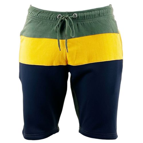 Men's Slim Fit Contrast Fleece Shorts - Comfortable Athletic Running Shorts for Gym, Jogging & Casual Wear - S010