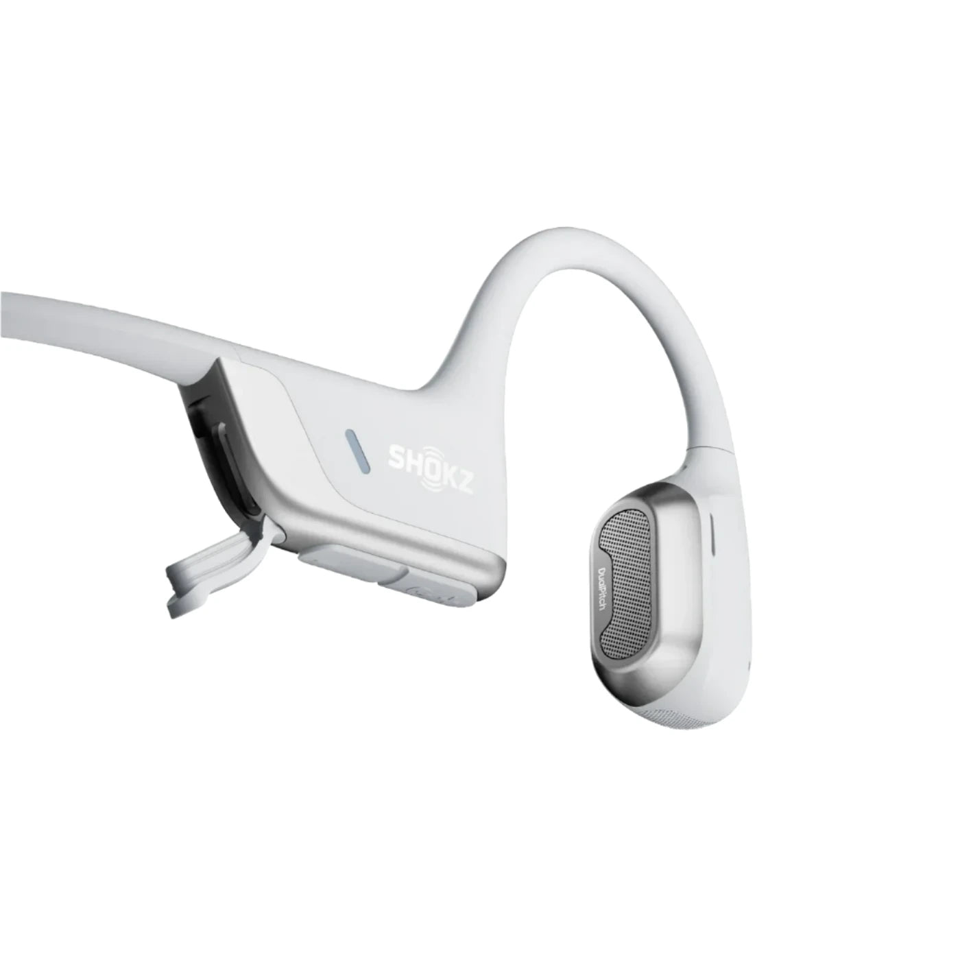 Shokz OpenRun Pro 2 Silver - Premium Bone Conduction Headphones for Running, Cycling & Workouts | Wireless Bluetooth Sport Headset with Sweatproof Design & 10-Hour Battery Life