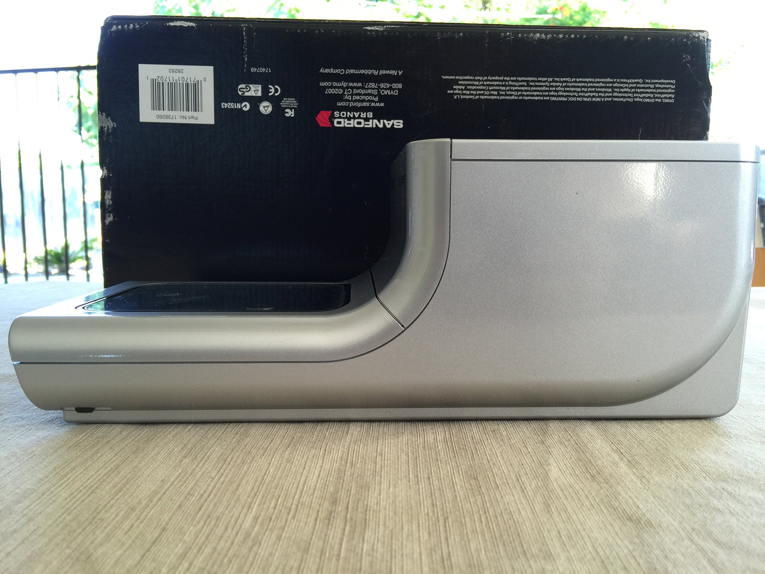 DYMO DiscPainter CD/DVD Color Printer (1738260) - Professional Labeling Solution for CDs, DVDs, and Discs - Perfect for Office, Home, and Media Organization