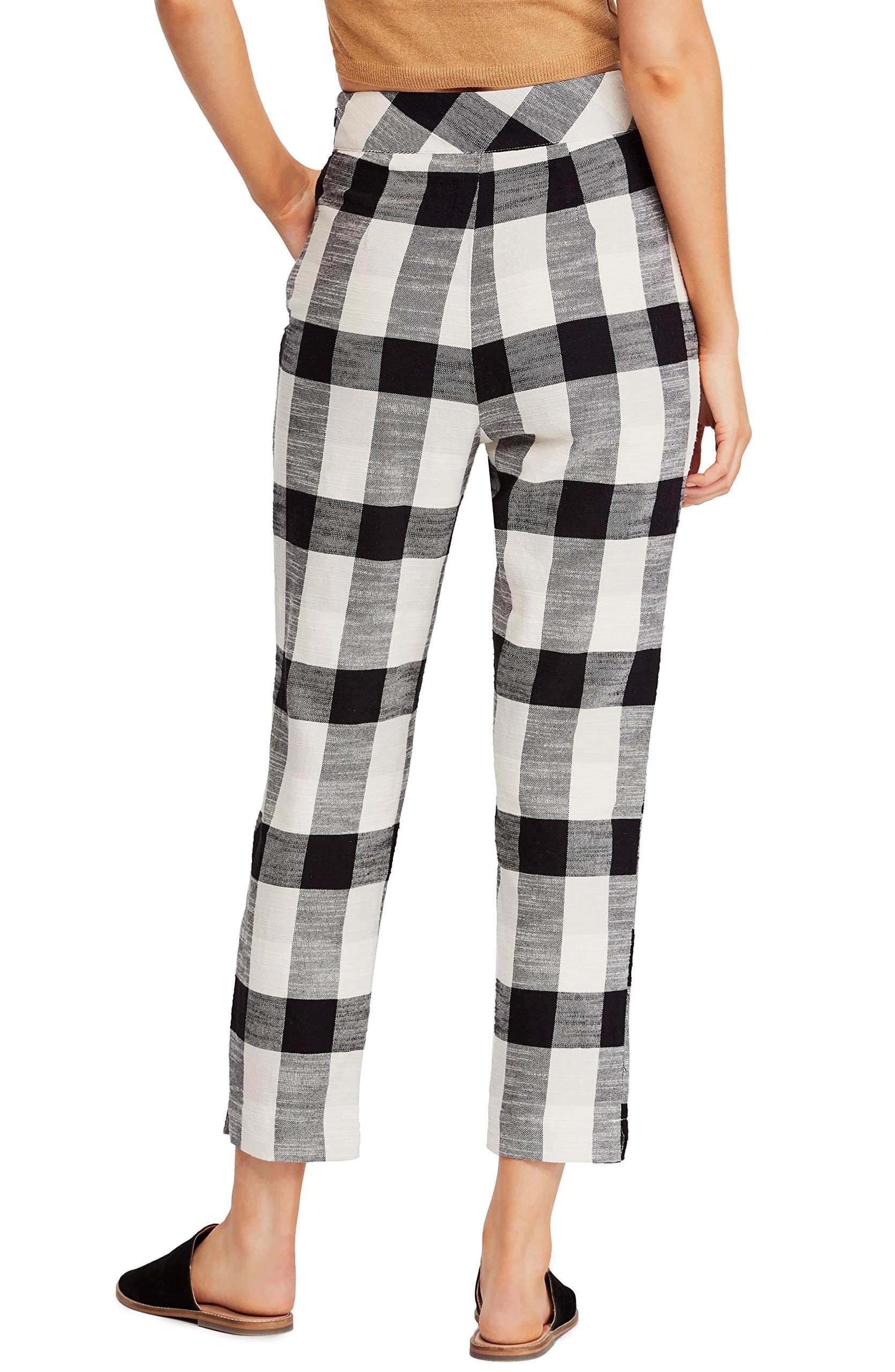Free People Women's Straight Leg Jeans - High Waist Stretch Denim Pants for Casual & Everyday Wear