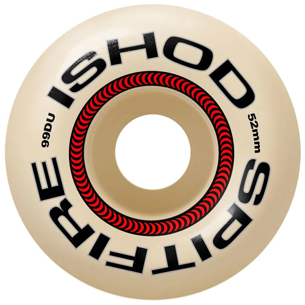 Spitfire F4 99D Ishod Wair Lock-In Classic Skateboard Wheels - Perfect for Street Skating and Smooth Rides