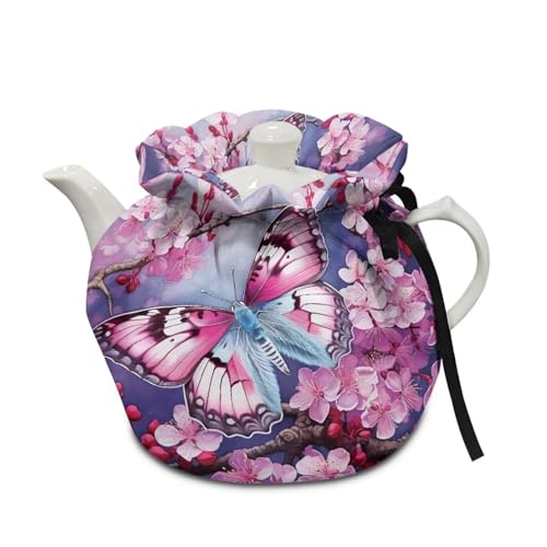 Pink Floral Butterfly