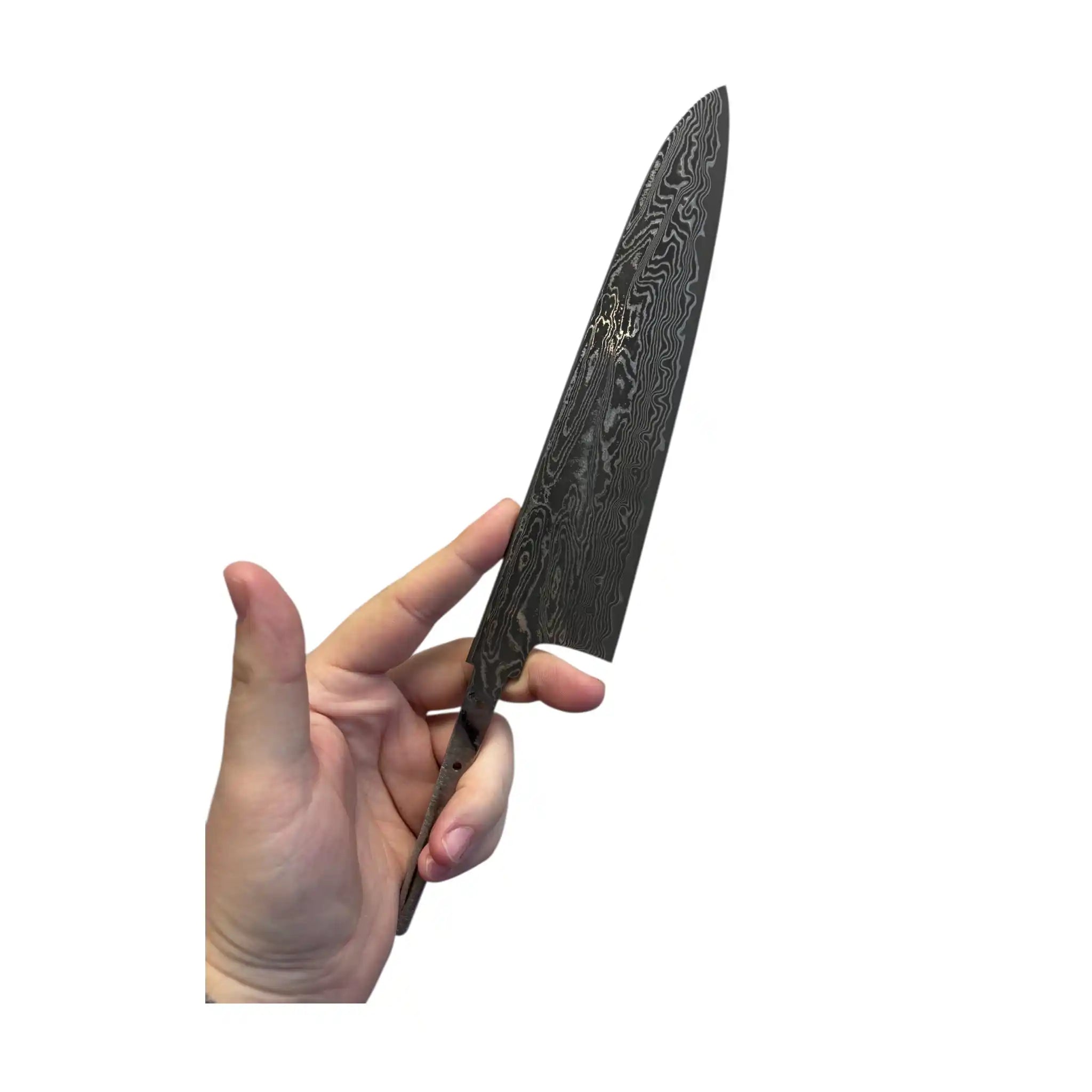 Premium Nakagawa SPG STRIX Damascus Kurozome Gyuto 210mm Japanese Chef Knife - Handcrafted High-Carbon Steel Blade for Professional Cooking & Sushi Preparation