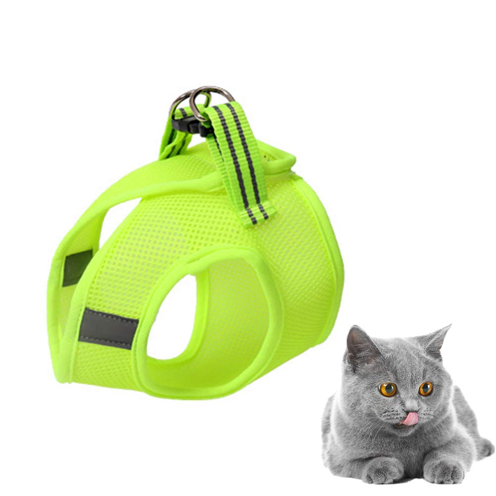TEHAUX Breathable Pet Harness & Carrier Sling - Adjustable Cat & Small Dog Vest Leash for Safe Outdoor Adventures | Perfect for Hiking, Travel & Daily Walks