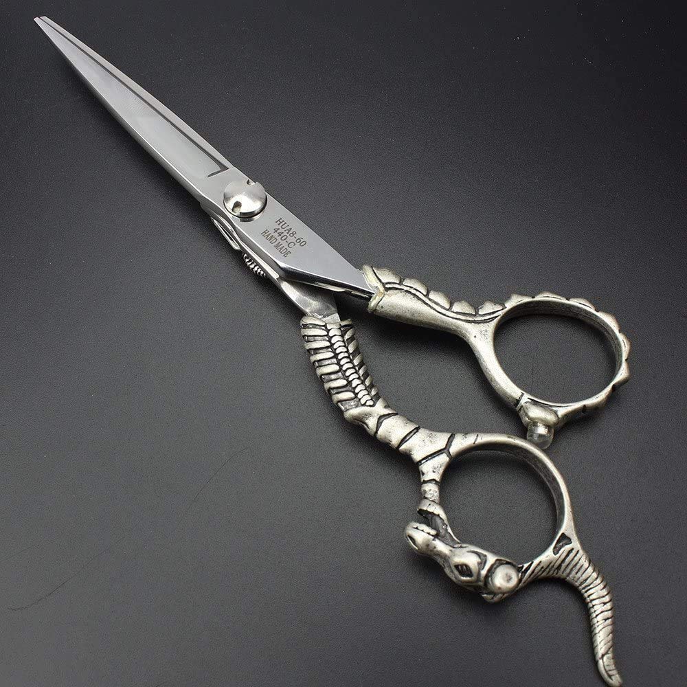 Professional 5.5 Inch Hair Cutting & Thinning Scissors Set - Stainless Steel Salon Shears for Women & Men - Perfect for Home Haircuts, Styling, and Barber Use