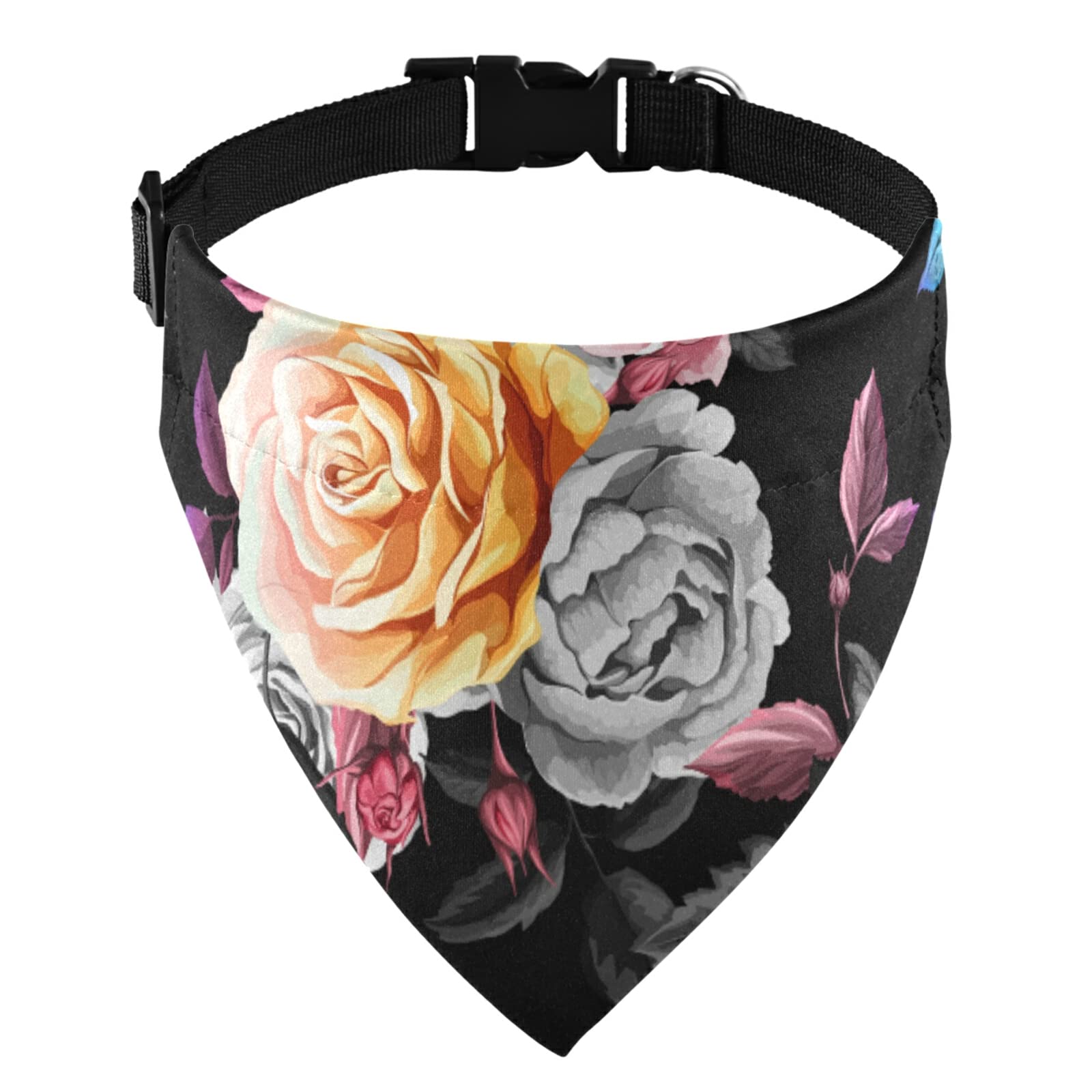Adjustable Pet Bibs for Dogs & Cats - Soft Triangle Saliva Towel with Buckle, Washable & Breathable Bandana Scarf for Drooling, Feeding & Grooming - Perfect for Mealtime, Travel & Daily Use